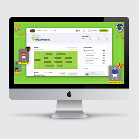 Nifty Football NFT Game case study mock up | Silverchip